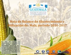 Icon of Hoja De Balance Y Abastecimiento De Maíz 2016-2017